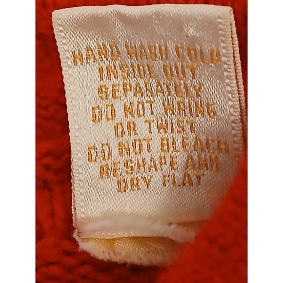 Beaded Vintage SILK ANGORA Cardigan Sz MP Red Black Sequin Soft Sweater Party - Picture 14 of 16